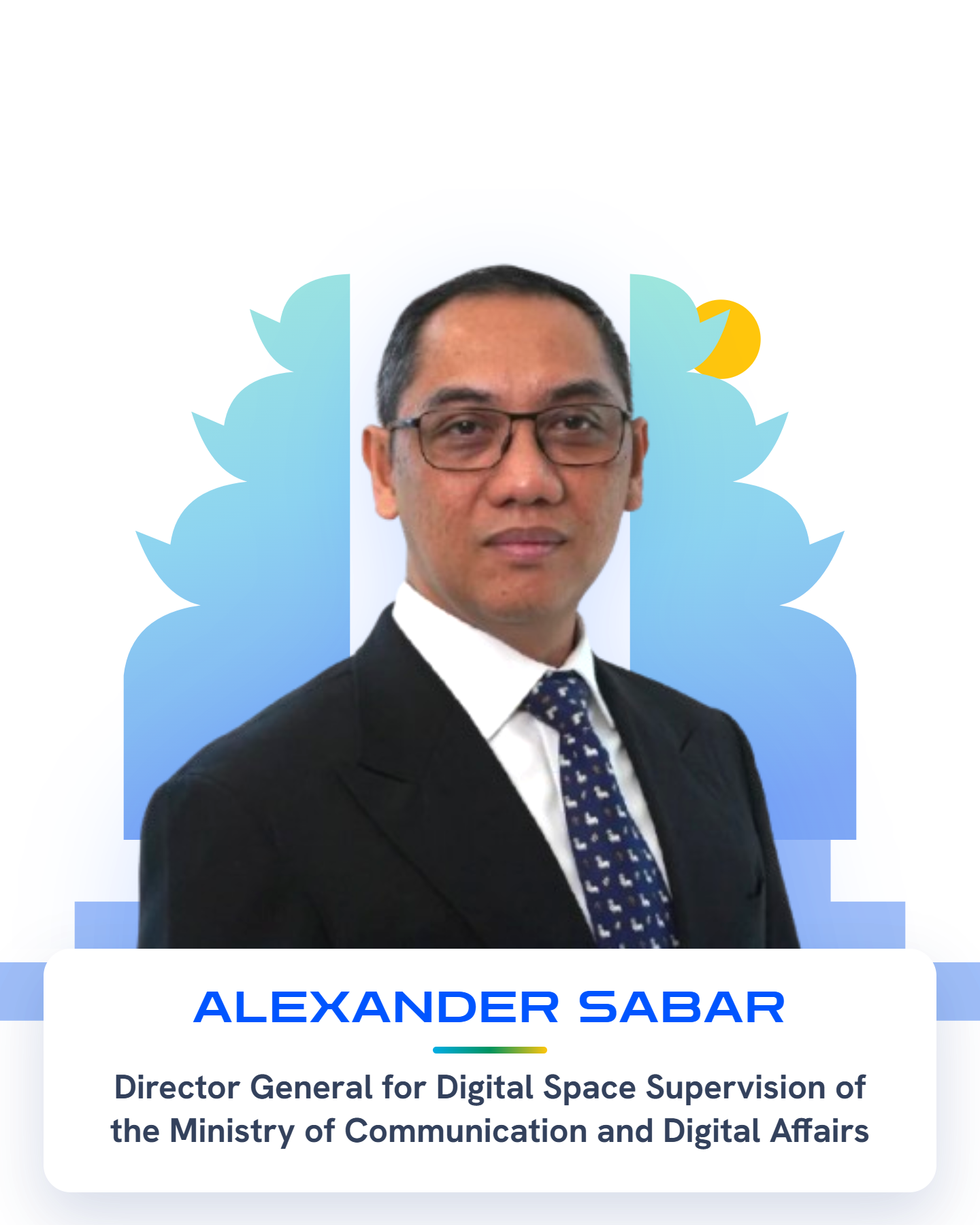 Alexander Sabar — Director General for Digital Space Supervision of the Ministry of Communication and Digital Affairs